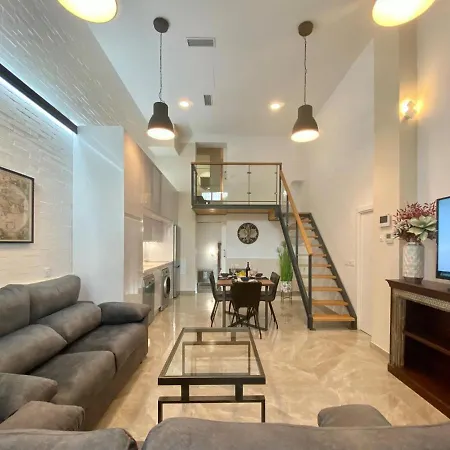 Tr3 Aparcamiento Incluido Familias Loft Almirante 아파트 세비야